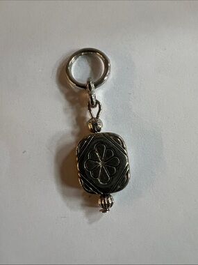 Brighton Silver Floral Charm Pendant